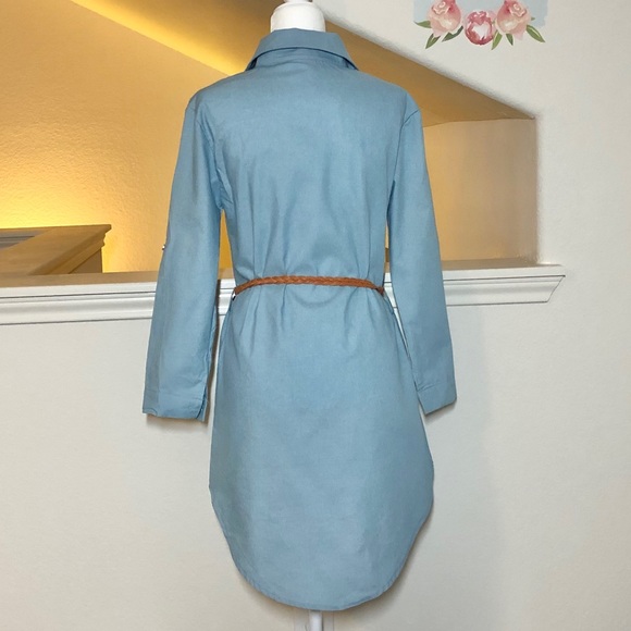 🆕Button Down Long Shirt/Dress - Picture 5 of 5